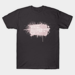 Roll Call (Pink and White) T-Shirt